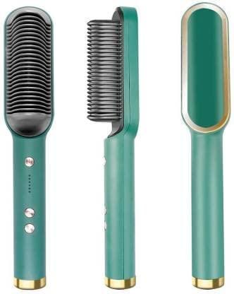 HeatWave Pro Styling Comb Professional Electric Hair Straightener Comb Brush