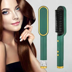 HeatWave Pro Styling Comb Professional Electric Hair Straightener Comb Brush