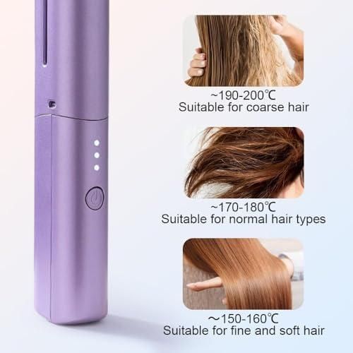 PocketSilk  Rechargeable Hot Comb Hair Straightener
