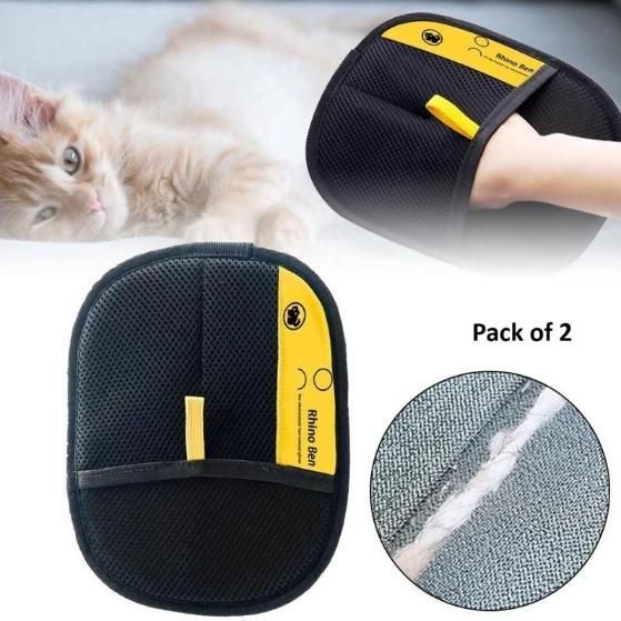 PetCare Plus Deshedding Gloves Pet Hair Removal Gloves