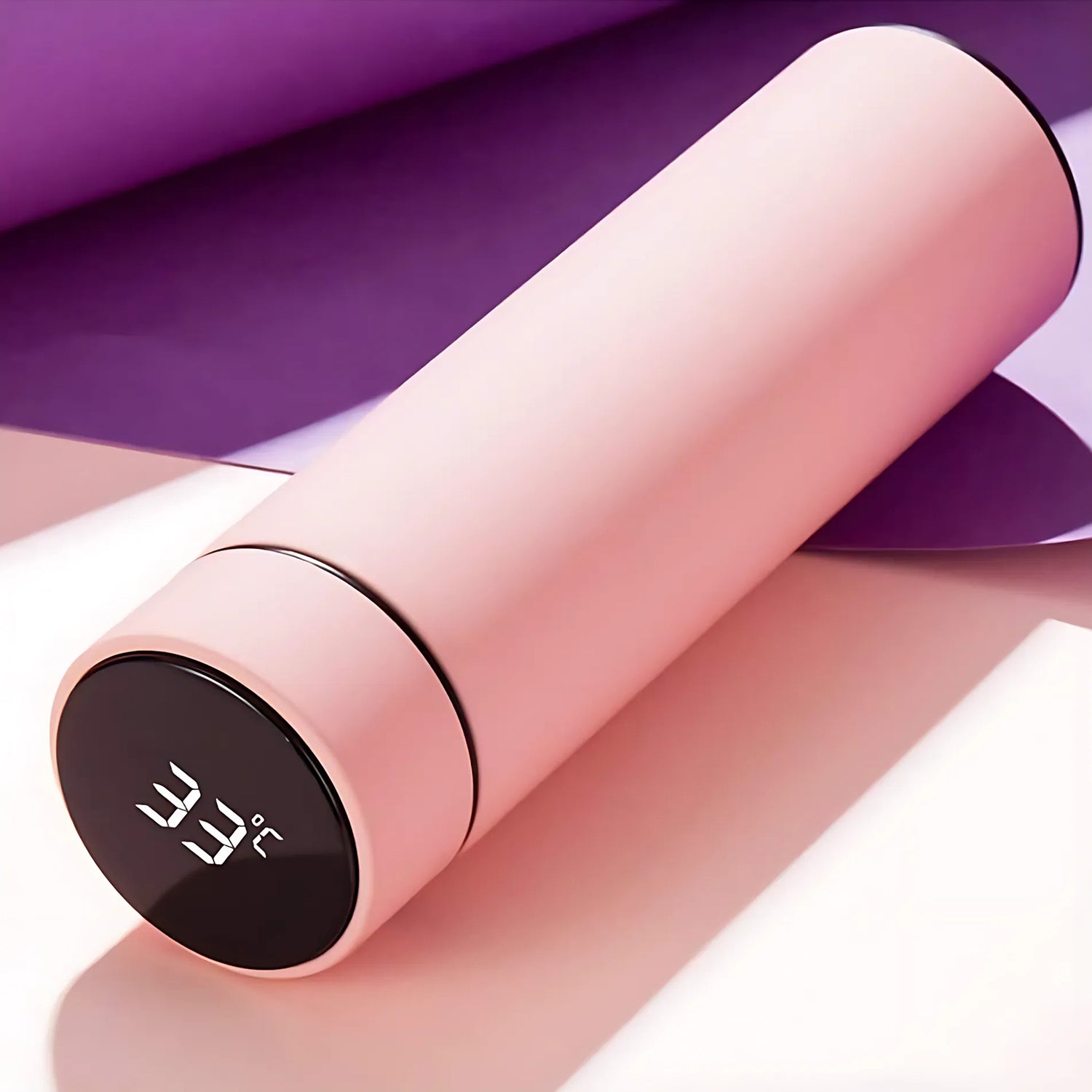 Pink Vacuum Insulated Water Bottle (1 Pc  500ml)