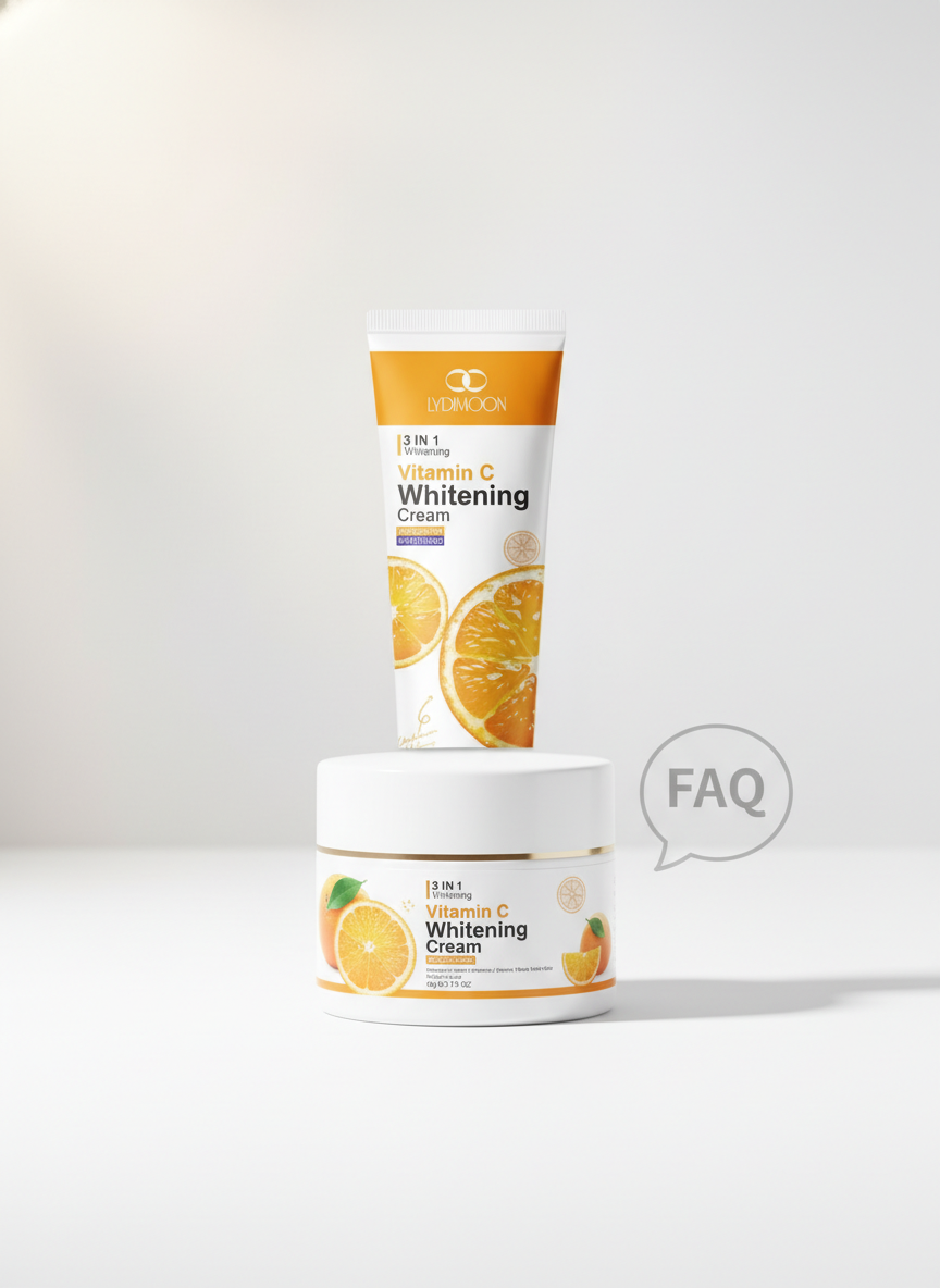 Vitamin C Whitening Cream 50g (Pack of 1) - faq-with-image