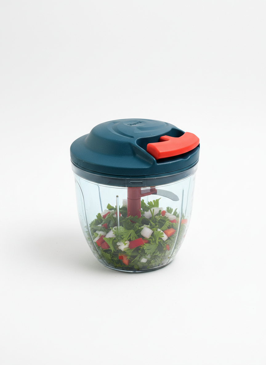 Apex Speed-x Hand-powered Vegetable Chopper - faq-with-image