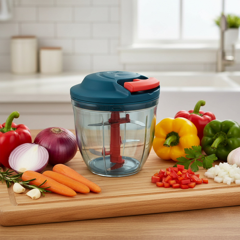 Apex Speed-x Hand-powered Vegetable Chopper - key-ingredients