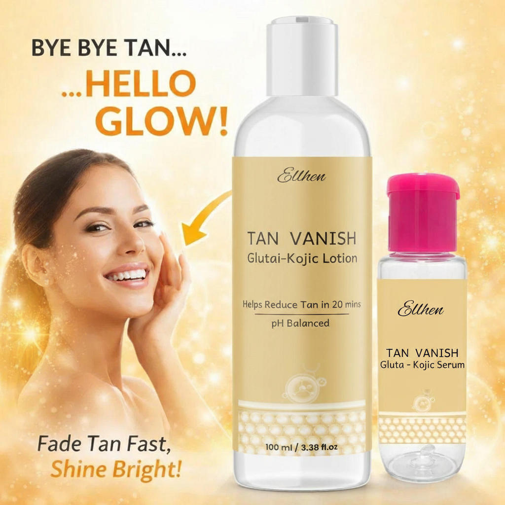 Tan Vanish Glutai Kojic Lotion and Gluta Kojic Serum 100 ml - skincare-media-carousel