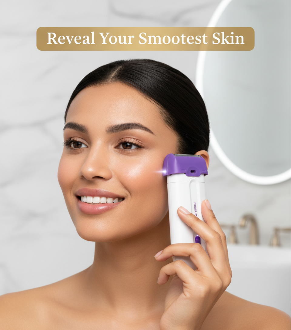 Painless Facial Body Hair Trimmer - skincare-media-carousel