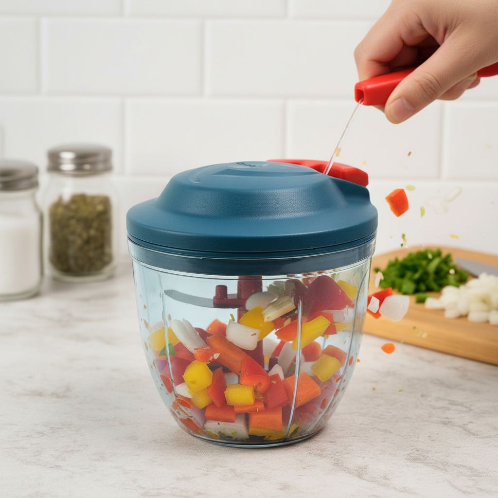 Apex Speed-x Hand-powered Vegetable Chopper - skincare-media-carousel