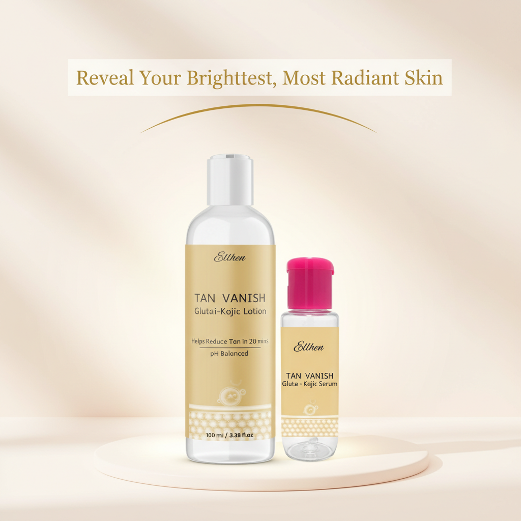 Tan Vanish Glutai Kojic Lotion and Gluta Kojic Serum 100 ml - skincare-media-carousel