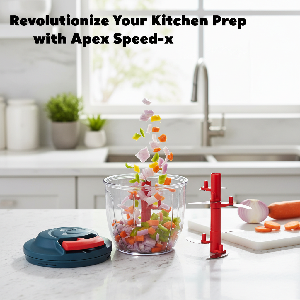 Apex Speed-x Hand-powered Vegetable Chopper - skincare-media-carousel